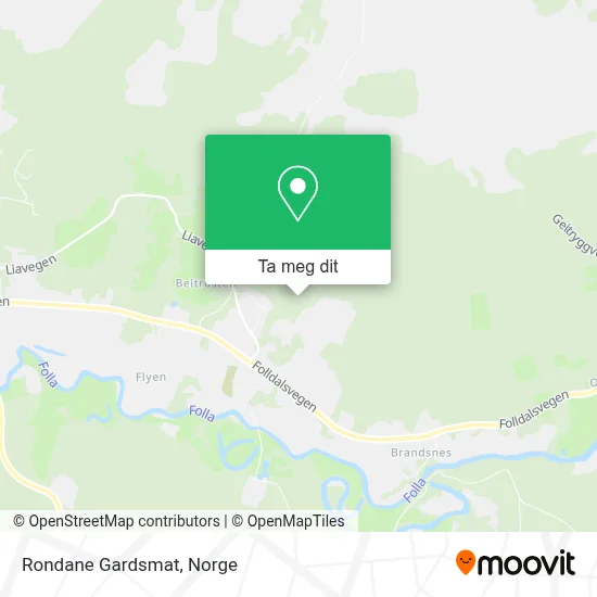 Rondane Gardsmat kart