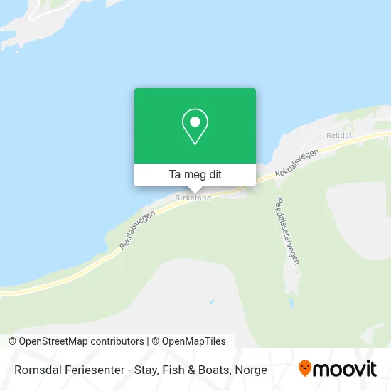 Romsdal Feriesenter - Stay, Fish & Boats kart