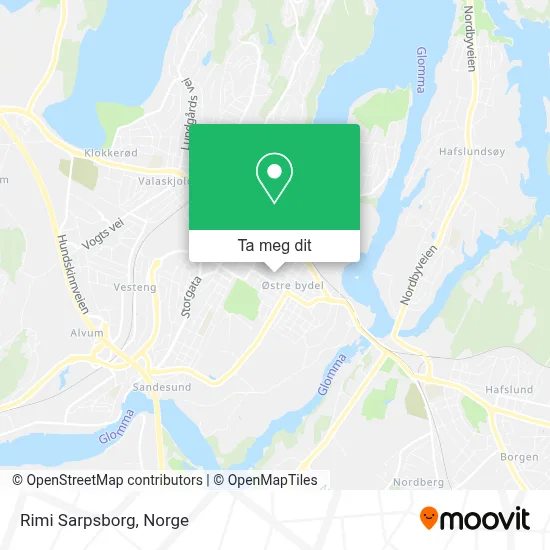 Rimi Sarpsborg kart