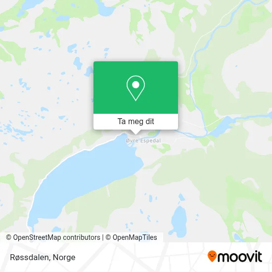Røssdalen kart