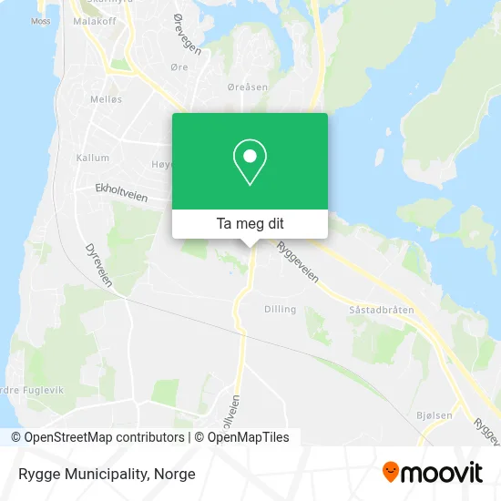 Rygge Municipality kart