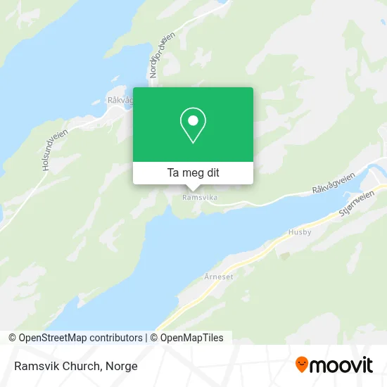 Ramsvik Church kart