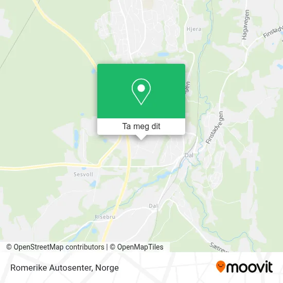 Romerike Autosenter kart