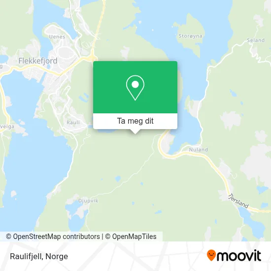 Raulifjell kart