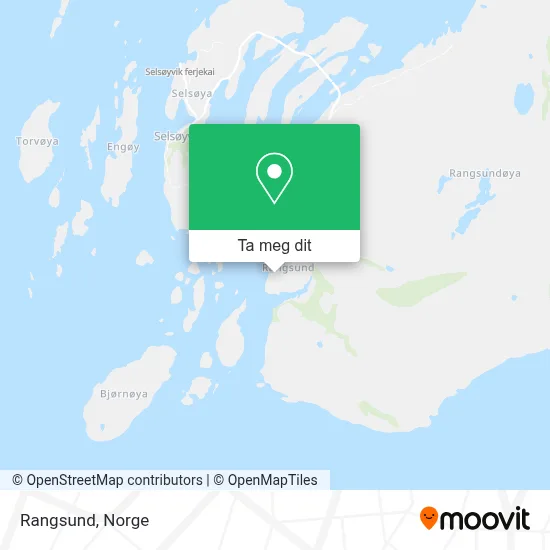 Rangsund kart