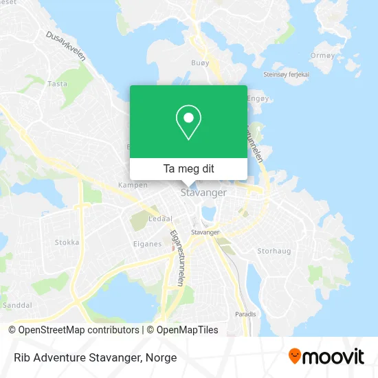 Rib Adventure Stavanger kart