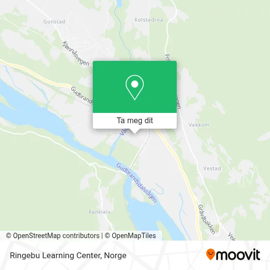 Ringebu Learning Center kart