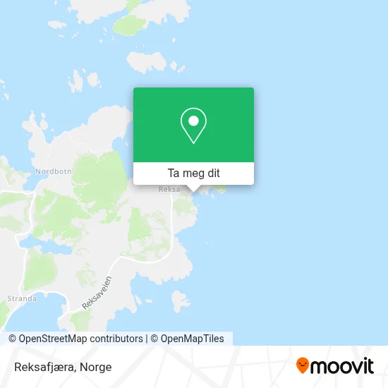 Reksafjæra kart