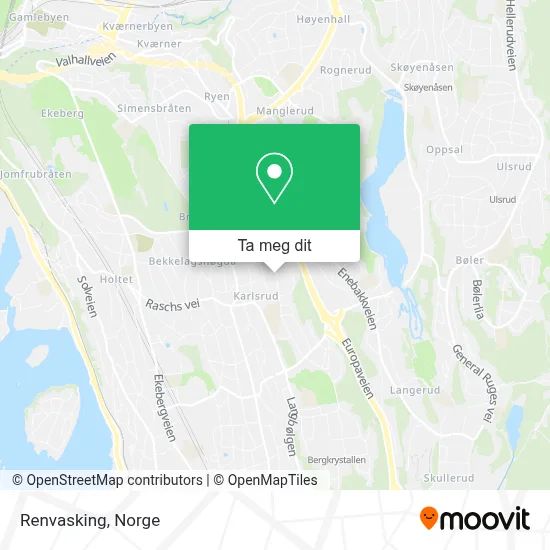 Renvasking kart
