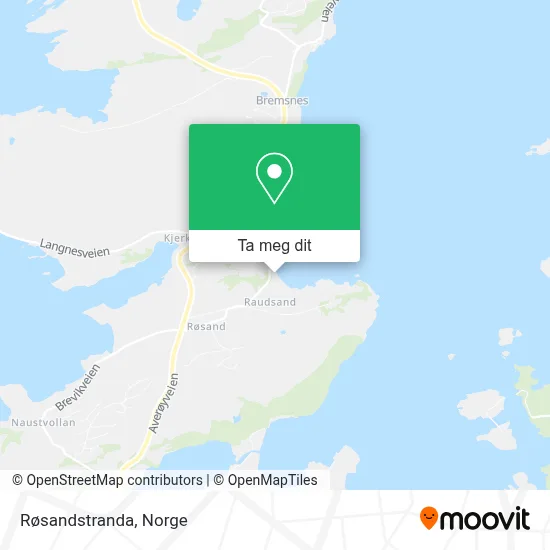 Røsandstranda kart