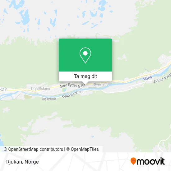 Rjukan kart