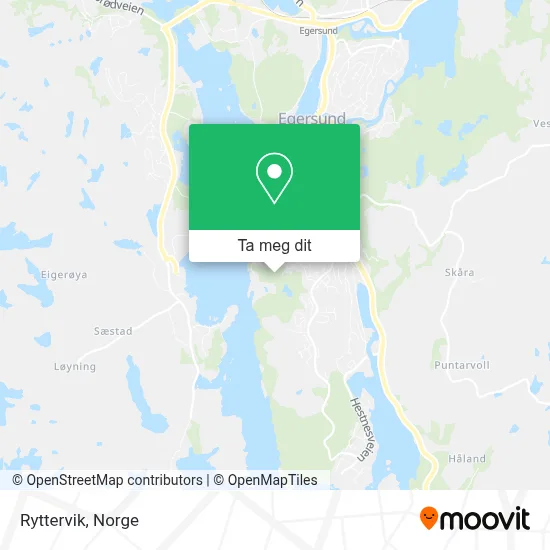 Ryttervik kart