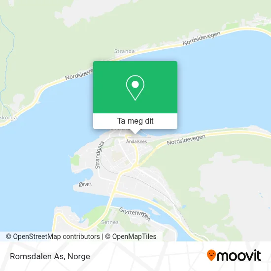 Romsdalen As kart