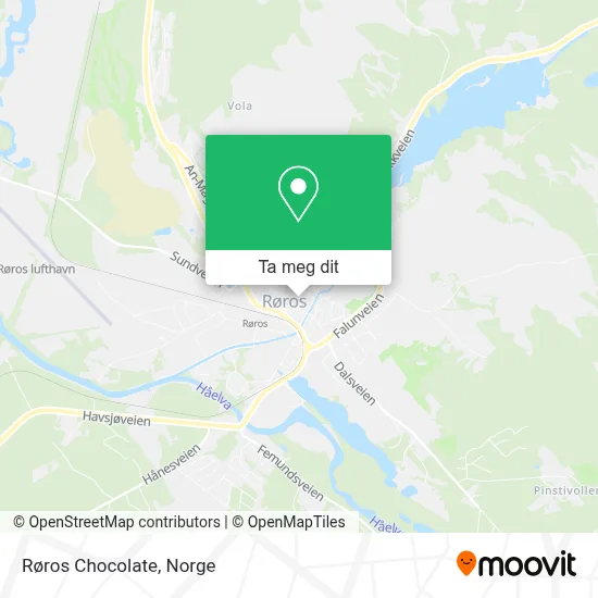 Røros Chocolate kart
