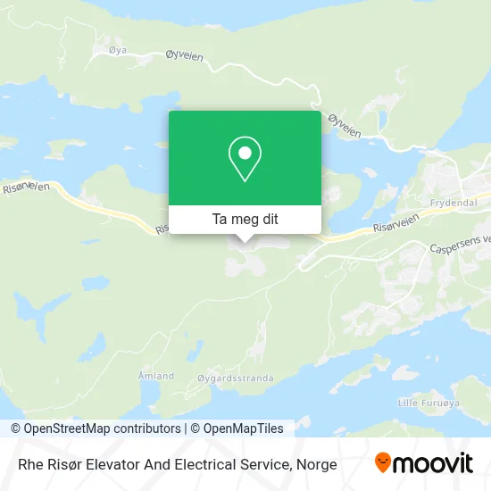 Rhe Risør Elevator And Electrical Service kart