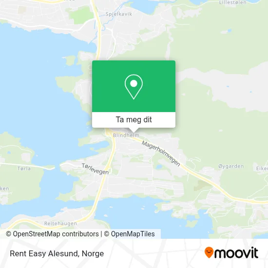 Rent Easy Alesund kart