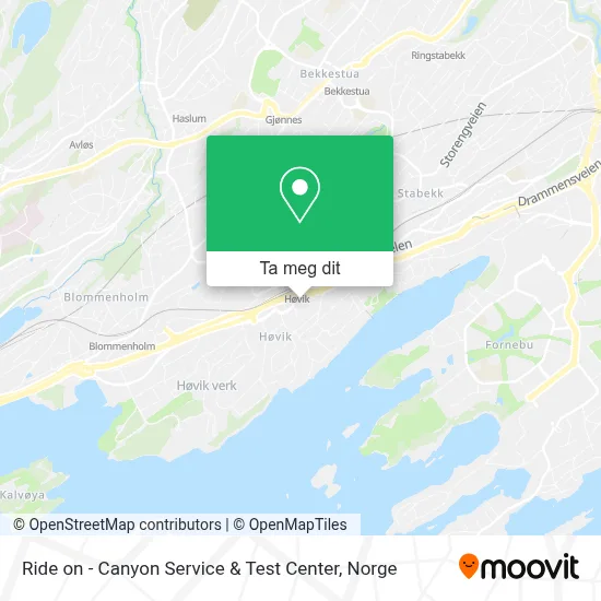 Ride on - Canyon Service & Test Center kart