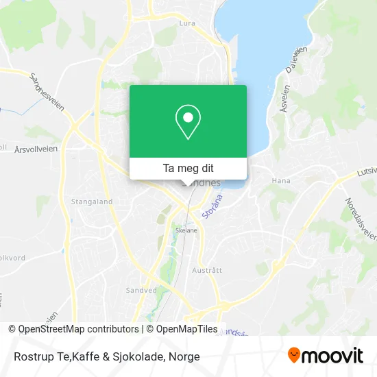 Rostrup Te,Kaffe & Sjokolade kart
