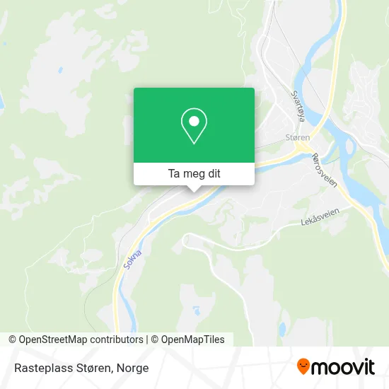 Rasteplass Støren kart