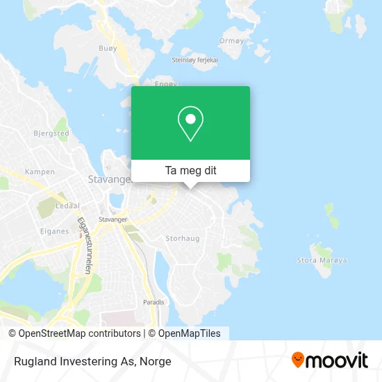 Rugland Investering As kart