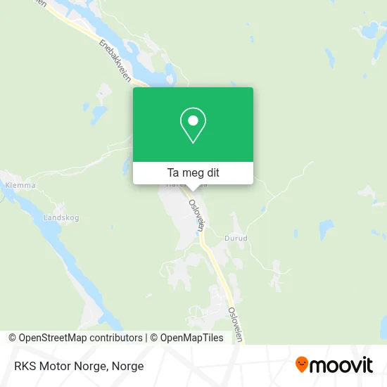 RKS Motor Norge kart