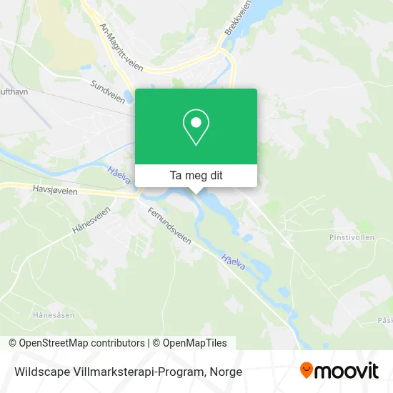 Wildscape Villmarksterapi-Program kart