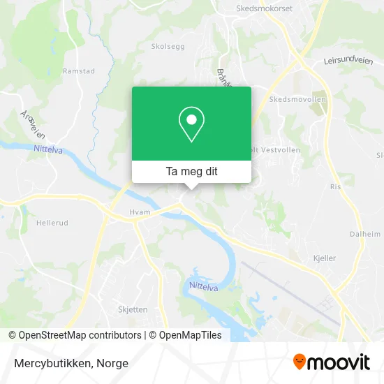 Mercybutikken kart