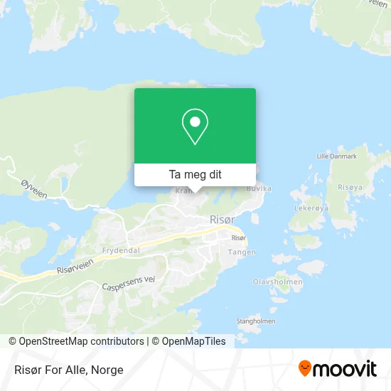 Risør For Alle kart
