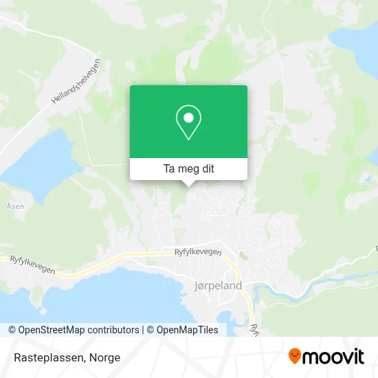 Rasteplassen kart