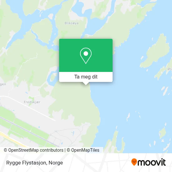 Rygge Flystasjon kart