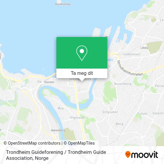 Trondheim Guideforening / Trondheim Guide Association kart
