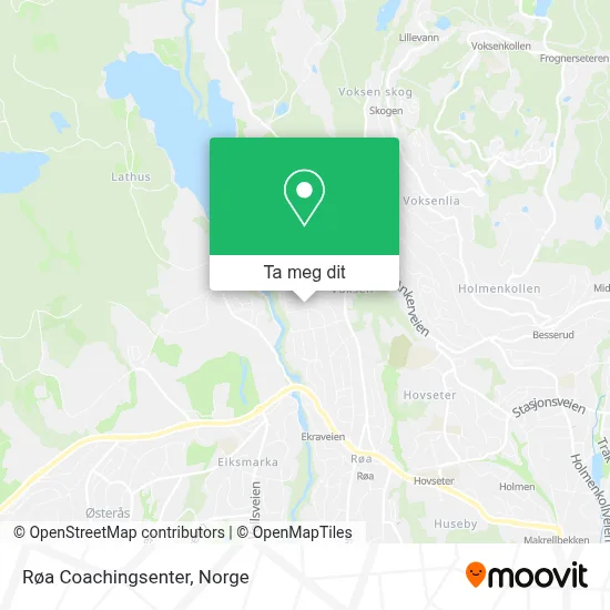 Røa Coachingsenter kart