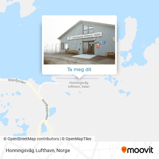 Honningsvåg Lufthavn kart