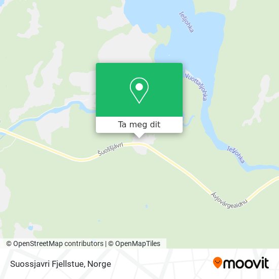Suossjavri Fjellstue kart