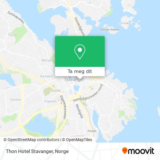 Thon Hotel Stavanger kart