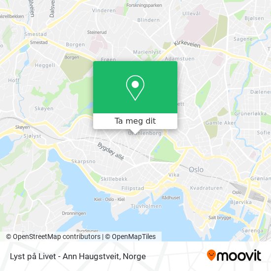 Lyst på Livet - Ann Haugstveit kart