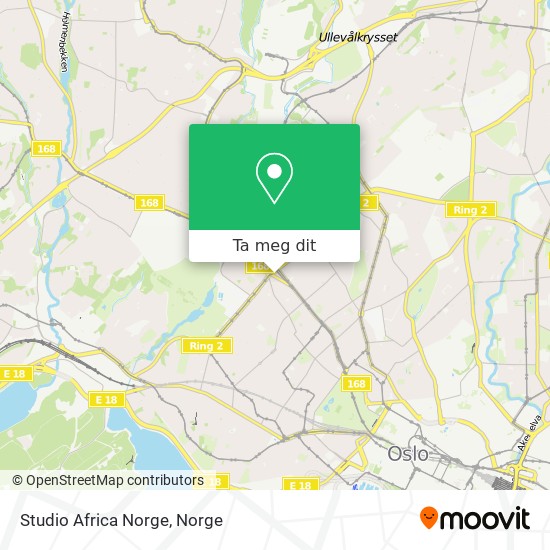 Studio Africa Norge kart