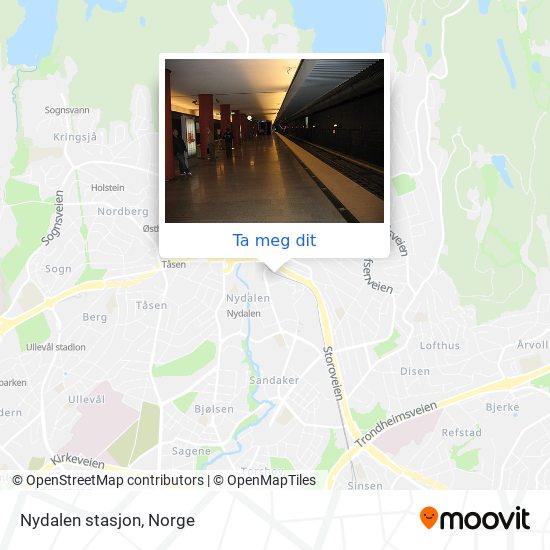Nydalen stasjon kart