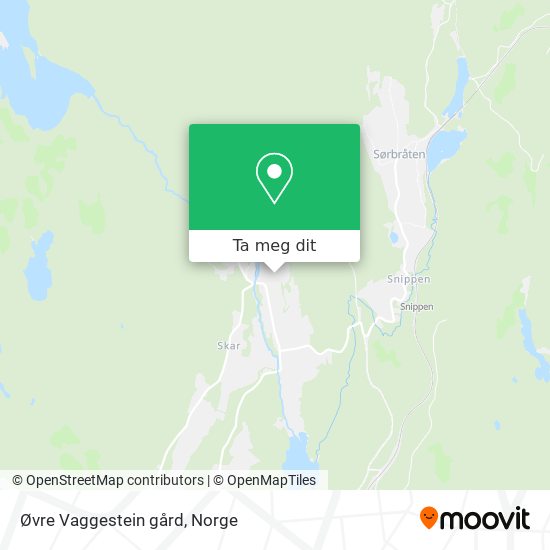 Øvre Vaggestein gård kart