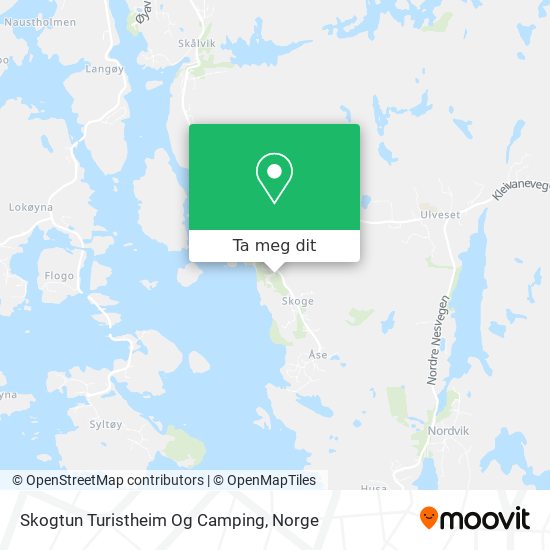 Skogtun Turistheim Og Camping kart