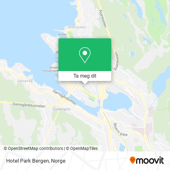 Hotel Park Bergen kart