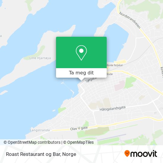 Roast Restaurant og Bar kart
