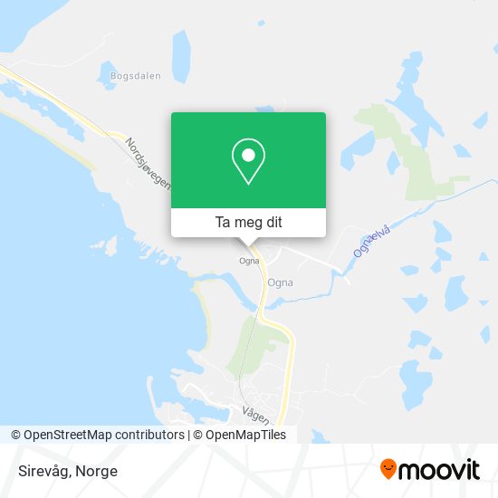 Sirevåg kart