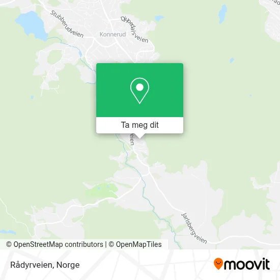Rådyrveien kart