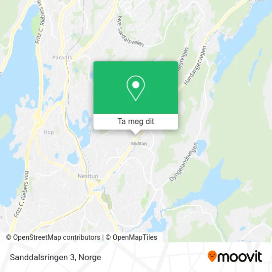 Sanddalsringen 3 kart