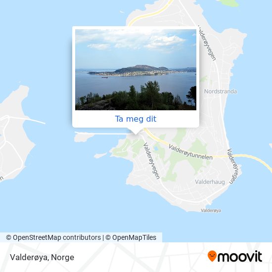 Valderøya kart