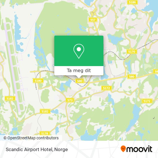 Scandic Airport Hotel kart