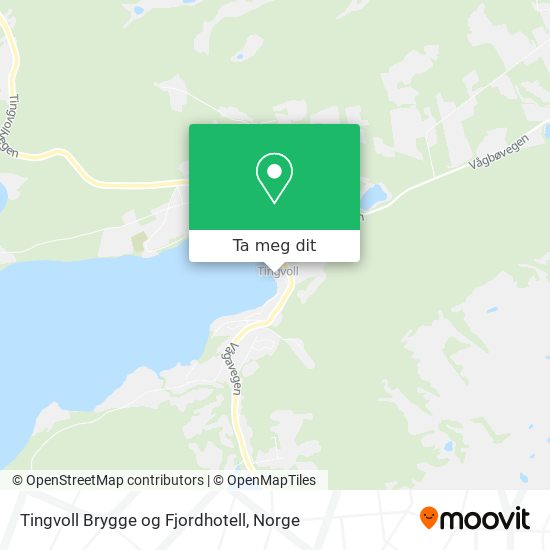 Tingvoll Brygge og Fjordhotell kart
