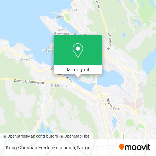 Kong Christian Frederiks plass 5 kart
