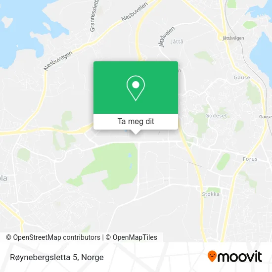 Røynebergsletta 5 kart
